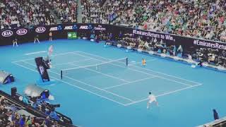 A Crying Baby stopped Nadal from Playing a Serve  Nadal vs Cilic  Quarter Finals  Australian Open [upl. by Selwin]