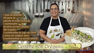 Ceviche de pescado con orégano perejil [upl. by Navinod53]