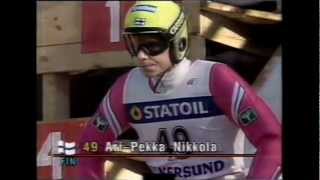 Skiflug WM 1990 Vikersund  Teil 2 [upl. by Howlan19]