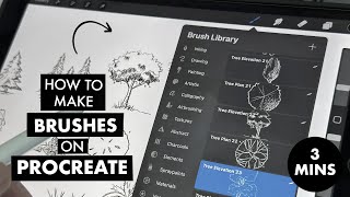 Create CUSTOM BRUSHES On PROCREATE For Architectural Projects   FREE downloadable brushes [upl. by Odlavu]