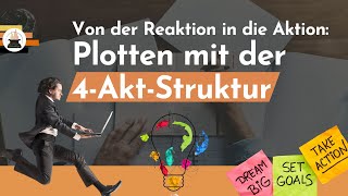 Von der Reaktion in die Aktion Plotten mit der 4AktStruktur mit neuer Zeilenschlingerin [upl. by Ahseyk]