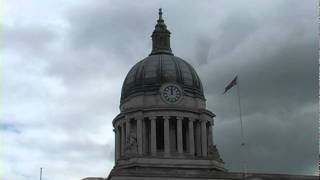 Nottingham Council House clock strikes 12dv [upl. by Jennette]