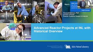 Advanced Reactors Overview at the Idaho National Laboratory Youssef A Ballout [upl. by Noinatrad191]