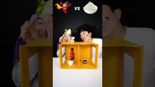 Spice Sauce vs whipping cream  TikTok Funny Video  HUBA shorts [upl. by Rahs]