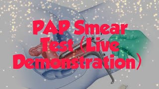 Live Demonstration of PAP Smear TestPart2 DMLT BScMLTNursing Online Class [upl. by Newbill]