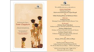 Discussion on Tagores Four Chapters – Edited amp Translated by Sekhar Bandyopadhyay amp S Maitra [upl. by Brout43]