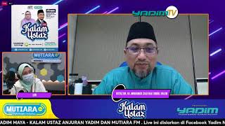 LIVE DARI PENANG  YADIM MAYA  KALAM USTAZ ANJURAN YADIM DAN MUTIARA FM [upl. by Haney]