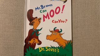 Dr Seuss Rap “Mr Brown Can Moo Can You” Performance by jordansimons4 [upl. by Enyar15]