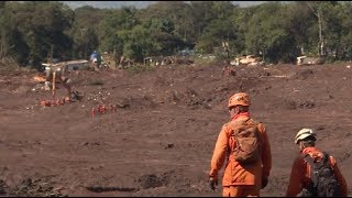 Death Toll from Brazilian Dam Collapse Hits 142 [upl. by Lebama]