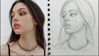 Portrait study Follow along demo [upl. by Fleisig]