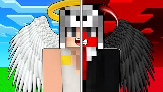 MELEK OLMAK VS ŞEYTAN OLMAK 😱  Minecraft [upl. by Onitsoga21]