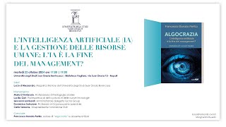 L’INTELLIGENZA ARTIFICIALE IA E LA GESTIONE DELLE RISORSE UMANE L’IA È LA FINE DEL MANAGEMENT [upl. by Esmeralda]