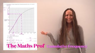 The Maths Prof Using Cumulative Frequency Diagrams [upl. by Caundra351]