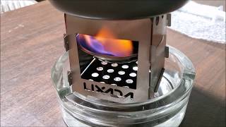 lixada wood stove review using alcohol [upl. by Beverly115]