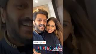 Yt shots viral video Ritesh Deshmukh with wife ❤️🫶 beautiful couples viralpics [upl. by Marmion]