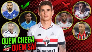 QUEM CHEGA E QUEM SAÍ DO SÃO PAULO EM 2025  5 JOGADORES DE SAÍDA  9 REFORÇOS PARA 2025 [upl. by Elyn]