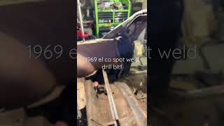 1969 el go spot weld drill bit harborfreight oakley mechanixgloves diy automobile [upl. by Mignonne410]