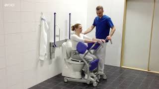 Sara Stedy demonstration video  Patient Handling  Arjo Global [upl. by Ronna]