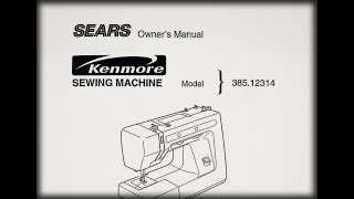 Kenmore 385  12314 Owners Manual hw154 1080p HD [upl. by Akeenahs]