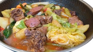 How to Cook POCHERO Ganito Dapat Gawin mong Luto sa Baka [upl. by Dorn]