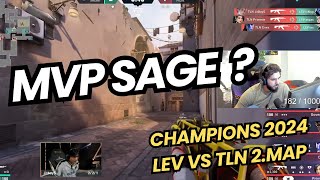 SCREAM GÖZÜNDEN FAVORİLERDEN LEV VS TLN 2MAP ASCENT  CHAMPIONS 2024 VALORANT [upl. by Nimsaj]