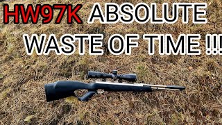 HW97K ABSOLUTE WASTE OF TIME  hw97k airgunhunting weihrauch [upl. by Vanni]