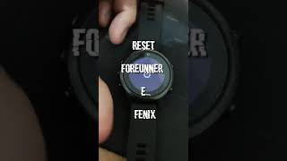 Reset Relógio série Forerunner e Fênix Garmin [upl. by Zachar]