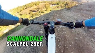 New Cannondale Scalpel Carbon Si Team 29er Ride Footage [upl. by Olly]