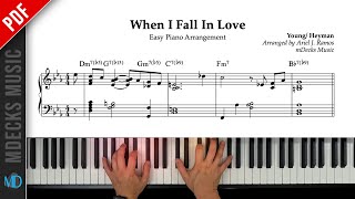 How to Play quotWhen I Fall In Lovequot  Jazz Piano Sheet Music pianotutorial sheetmusic [upl. by Malia249]