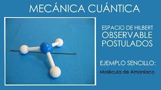 Espacio de Hilbert y Observable en Mecánica Cuántica ejemplo sencillo [upl. by Romano]