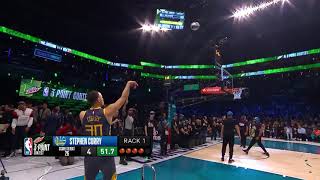 Three Point Contest Stephen Curry  Final Round  February 16 2019  NBA AllStar 2019 [upl. by Ardra145]