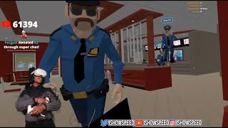 IShowSpeed Gets Arrested On VR amp ChickenDog Tells Us Something [upl. by Kensell]