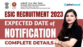 ESIC Recruitment Expected Date 2023  ESIC MTS Clerk LDC UDC SSO  Posts Syllabus Salary Age [upl. by Applegate]