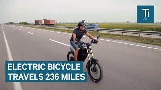 This EBike can travel 236 miles on a single charge [upl. by Cohette]