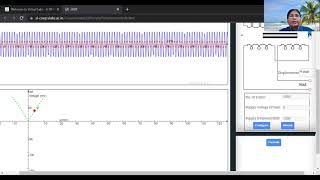 LVDT on Virtual Lab Experiment EMI [upl. by Alit]