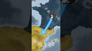 Why did the Spanish Empire Collapse shorts america map [upl. by Yelak951]