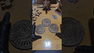 DIY Wood Diwali Coasters 🪔 [upl. by Leverett]