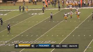 Faulkner vs Reinhardt Football [upl. by Happ170]