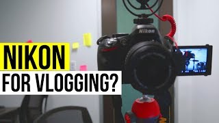 Use NIKON As A VLOGGING Camera D5200D5300D5500 VLOG Setup [upl. by Reese]