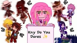 Kny Do You Dares 🗿👍  Part 1   Gacha Club  Kny  Demon SLAYer [upl. by Ariaec]