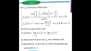 Limite et continuité 2 bac SM Ex 59 page 59 Almoufid [upl. by Glyn]