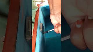 How to install a drawer lock [upl. by Olly914]