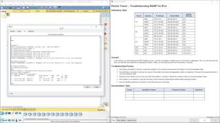 Lab 8235 Packet Tracer  Troubleshooting EIGRP for IPv4 [upl. by Grunenwald186]