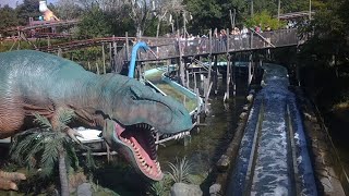 DinoSplash  Plopsaland De Panne 4K HD POV  August 2024 [upl. by Essex]