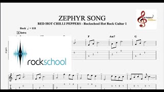 THE ZEPHYR SONG  Rockschool Hot Rock Guitar Grade 1 [upl. by Ephraim]