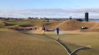 Prepping the grounds at Chambers Bay [upl. by Schnabel]