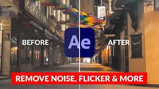 Advanced Noise amp Flicker Removal for Video in After Effects [upl. by Allain]