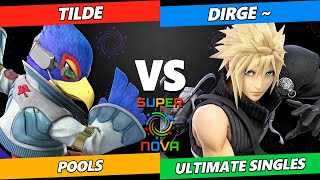 Supernova 2024  Tilde Falco Vs Dirge  Cloud Smash Ultimate Tournament [upl. by Benetta]