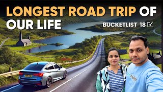 Longest Road Trip of our Life  Travelling to Scotland  subanjalibucketlist scotland [upl. by Nac]