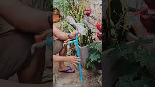 Technique to fix PVC pipe faucet low water pressure shorts [upl. by Ribak]